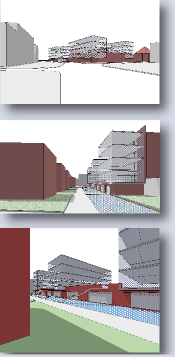 Ludwigstarße Perspektiven Straßenniveau